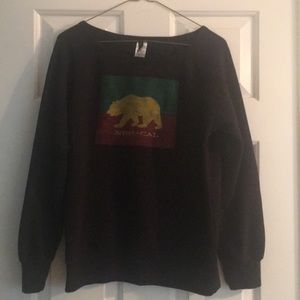 Not Cal Bear Black Sweatshirt